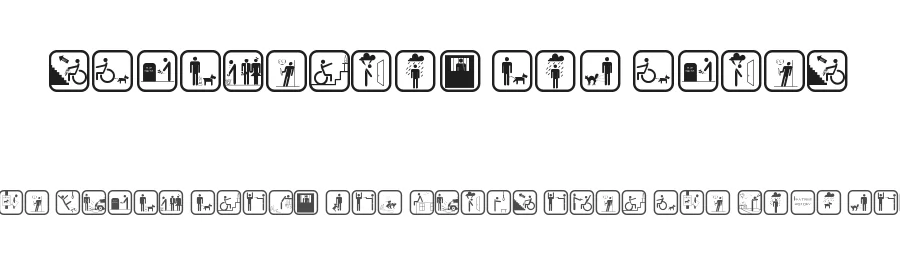 Stickerman bad times by zanatlija — Dingbats Font