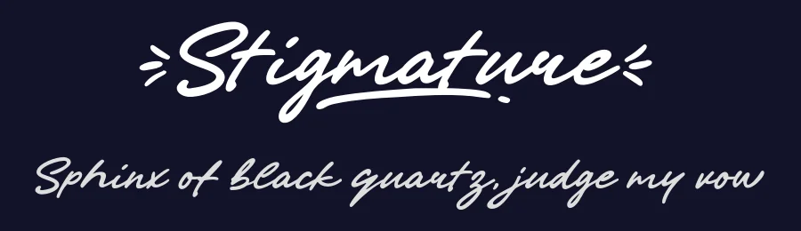 Stigmature by Khurasan — Script Handwritten Font — thumbnail 2