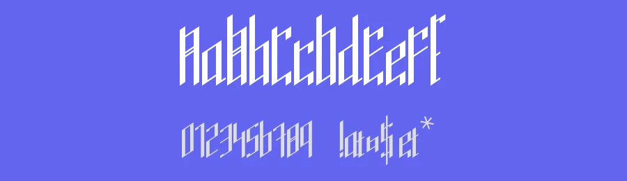 Stilübung by Ekkehard Beck — Blackletter Font — thumbnail 3