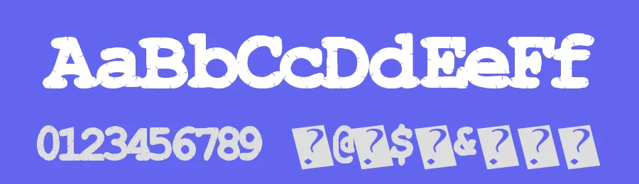 Stitchy Times by Xerographer Fonts — Decorative Font — thumbnail 3
