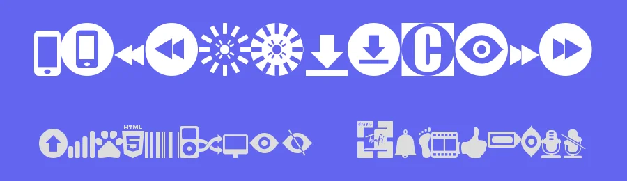 sTmedia by Tsafi — Dingbats Font — thumbnail 3