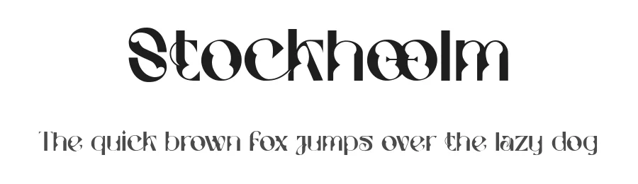 Stockhoolm by Creatype Studio — Decorative Font