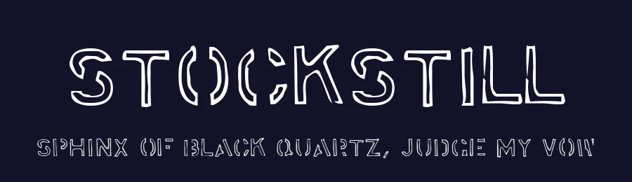 Stockstill by Tepid Monkey — Decorative Font — thumbnail 2