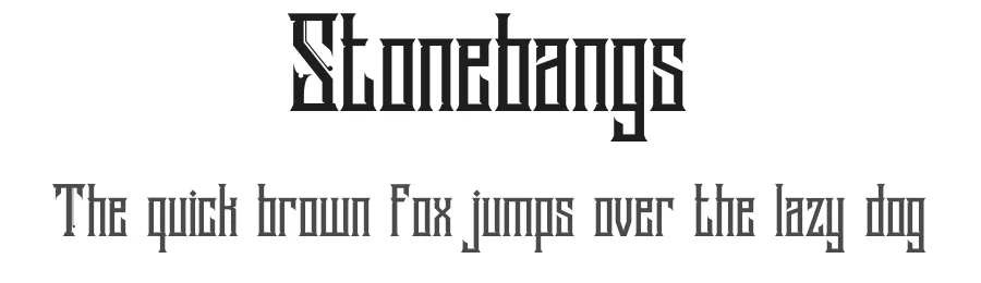 Stonebangs by Ryan Prasetya — Decorative Font