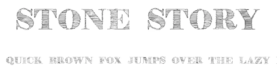 Stone Story by Digital Typeface Studio — Decorative Font