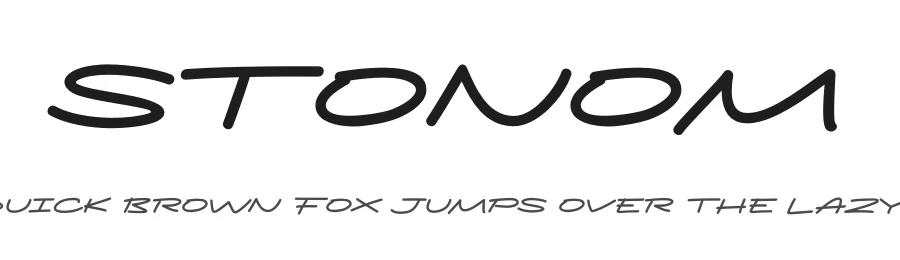 Stonom by Ef Studio β Script Handwritten Font