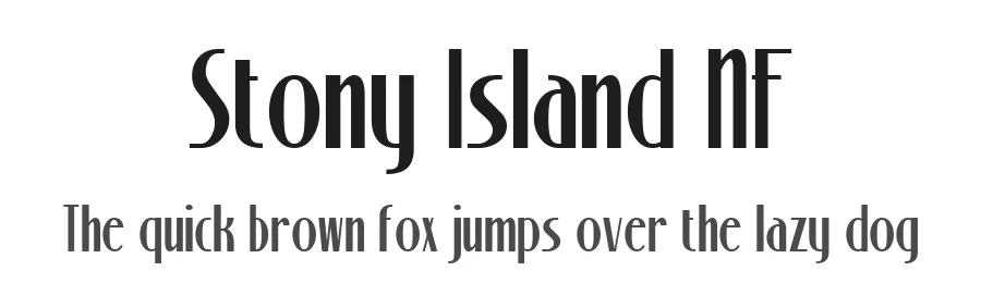 Stony Island NF by Nick's Fonts — Decorative Font