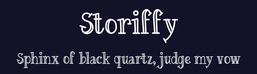 Storiffy by Typefactoryco — Decorative Font — thumbnail 2