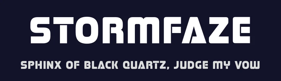 Stormfaze by Typodermic Fonts — Display Font — thumbnail 2