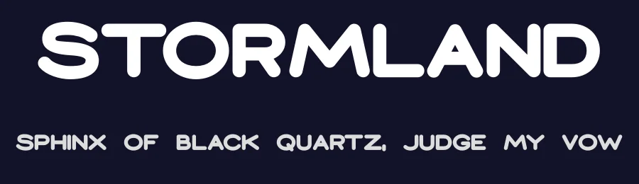 Stormland by Måns Grebäck — Sans Serif Font — thumbnail 2