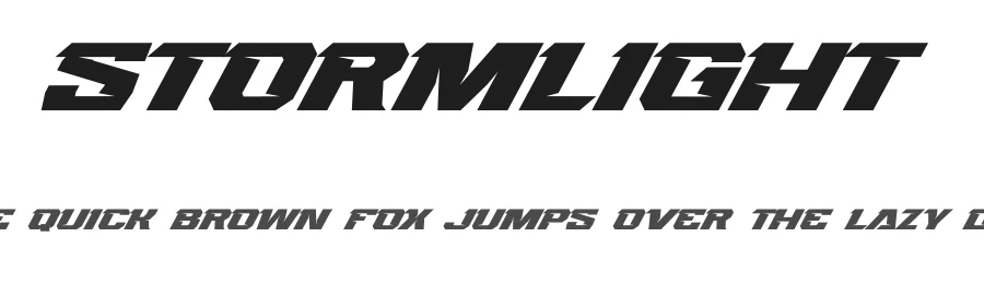 Stormlight by Gassstype โ Display Font