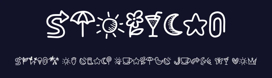 Storycan by Khurasan — Dingbats Font — thumbnail 2