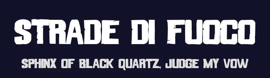 Strade di Fuoco by Alphabet&Type® — Decorative Font — thumbnail 2