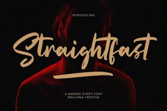 Straightfast Font by Maulana Creative — Script Handwritten Font