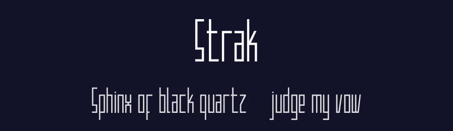 Strak by Kustomtype — Sans Serif Font — thumbnail 2