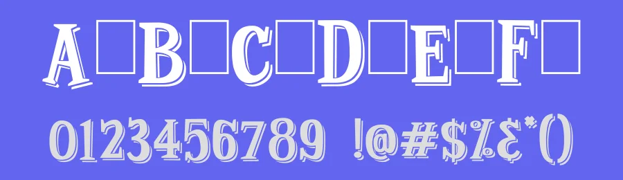 Strange Shadow by imagex — Decorative Font — thumbnail 3