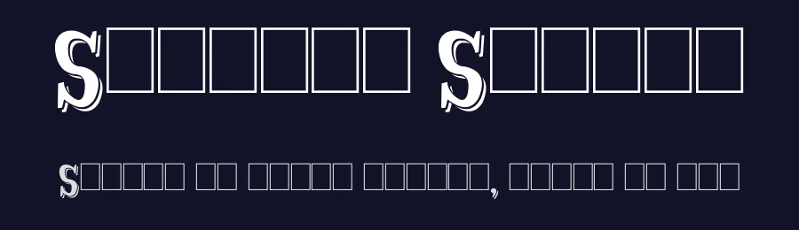 Strange Shadow by imagex — Decorative Font — thumbnail 2