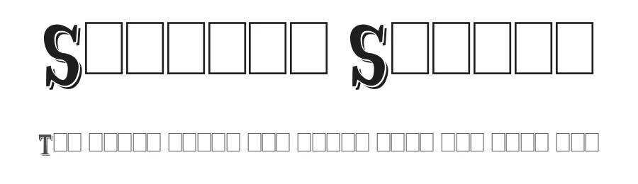 Strange Shadow by imagex — Decorative Font
