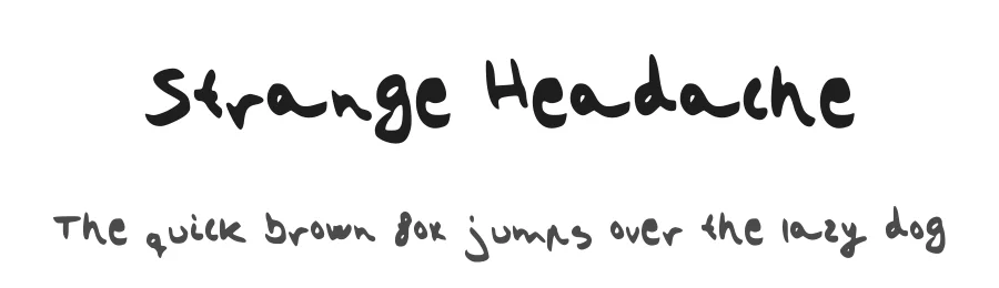 Strange Headache