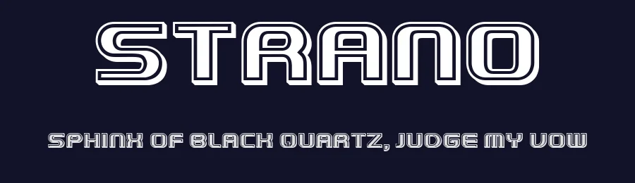 Strano by Vladimir Nikolic — Sans Serif Font — thumbnail 2
