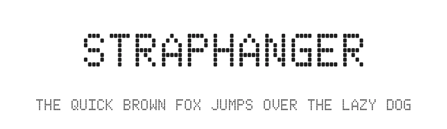Straphanger by the Type Fetish — Display Font