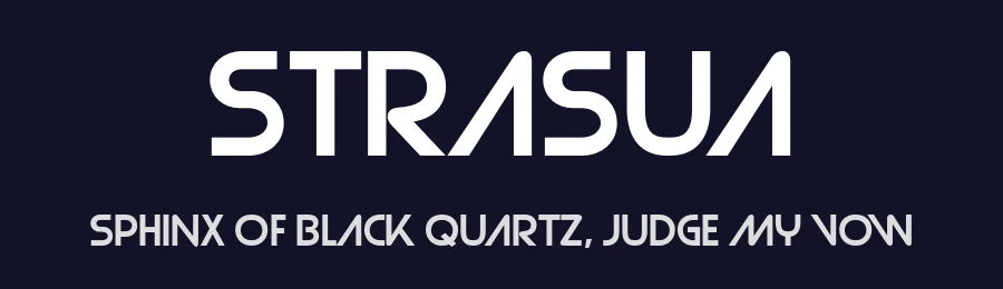 Strasua by Typodermic Fonts — Display Font — thumbnail 2