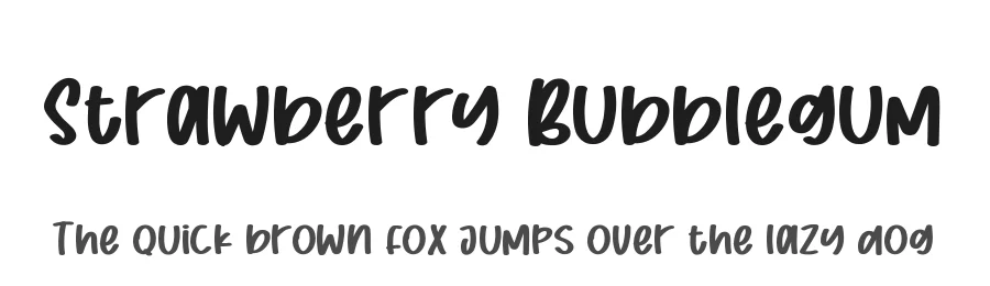 Strawberry Bubblegum