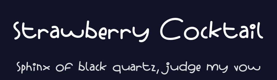 Strawberry Cocktail by RB Fonts — Script Handwritten Font — thumbnail 2