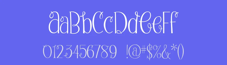 Strawberry Whipped Cream by Emily Spadoni — Decorative Font — thumbnail 3