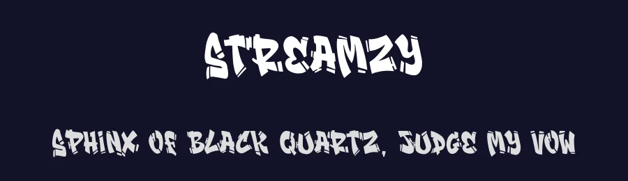 Streamzy by Blankids — Script Handwritten Font — thumbnail 2
