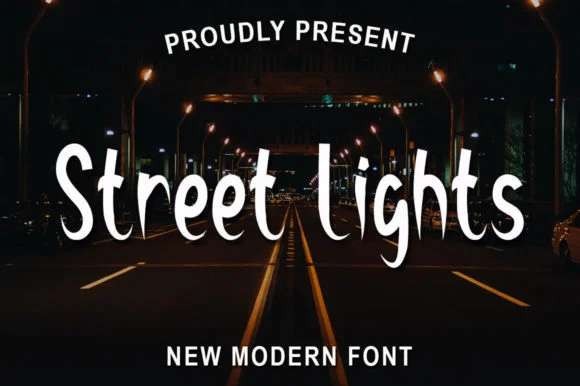 Street Lights Font by morningtimestudio — Script Handwritten Font