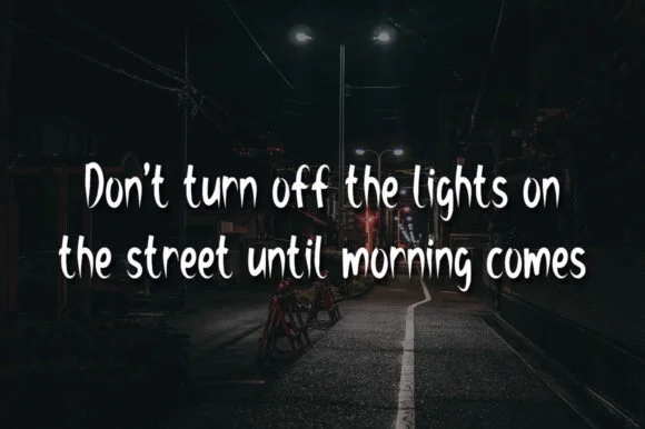 Street Lights Font by morningtimestudio — Script Handwritten Font — thumbnail 3