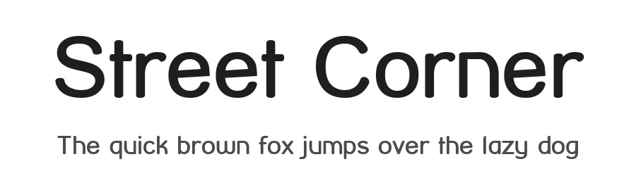 Street Corner by GemFonts / Typotheticals — Sans Serif Font