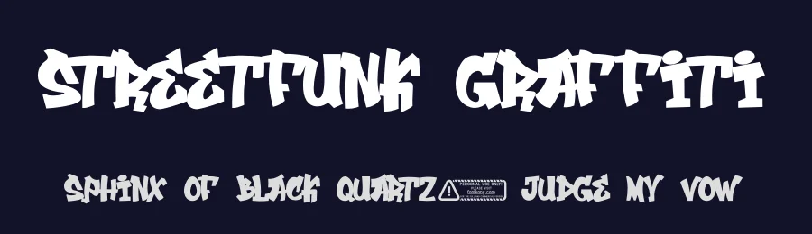 Streetfunk Graffiti by Kong Font — Script Handwritten Font — thumbnail 2