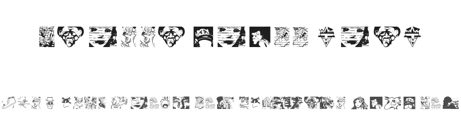 Street Graff Arts by Manfred Klein — Dingbats Font