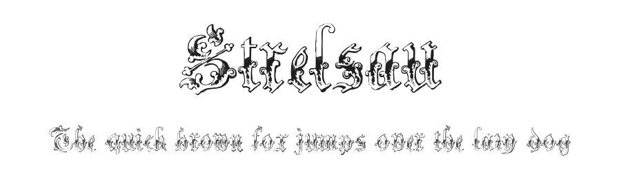 Strelsau by Paul Lloyd — Blackletter Font