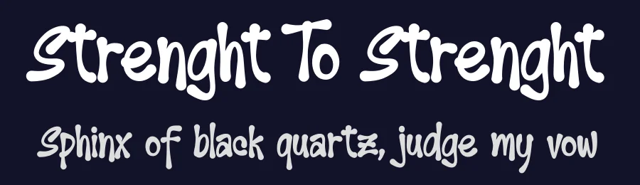 Strenght To Strenght by Ronny Studio — Script Handwritten Font — thumbnail 2