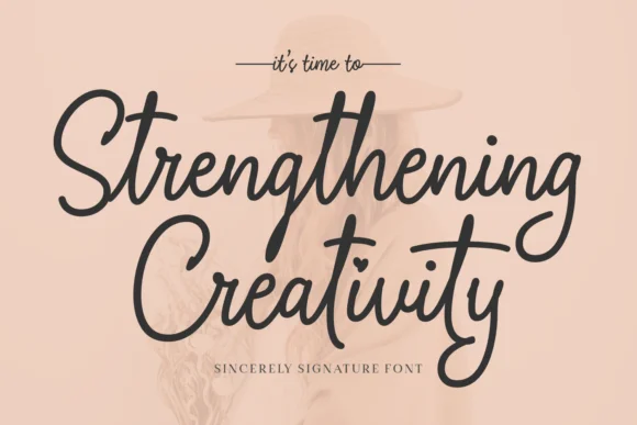 Strengthening Creativity Font by Situjuh — Script Handwritten Font