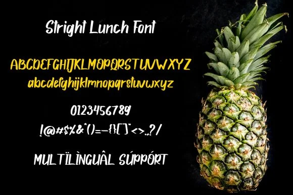 Stright Lunch Font by khafalab — Script Handwritten Font — thumbnail 5