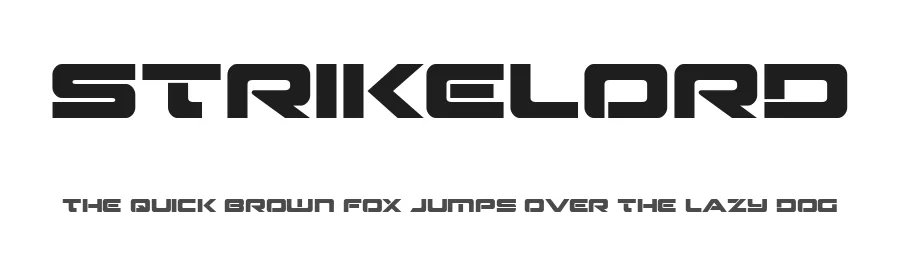 Strikelord by Iconian Fonts — Display Font
