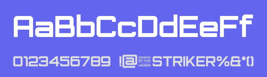 Striker by Din Studio — Display Font — thumbnail 3