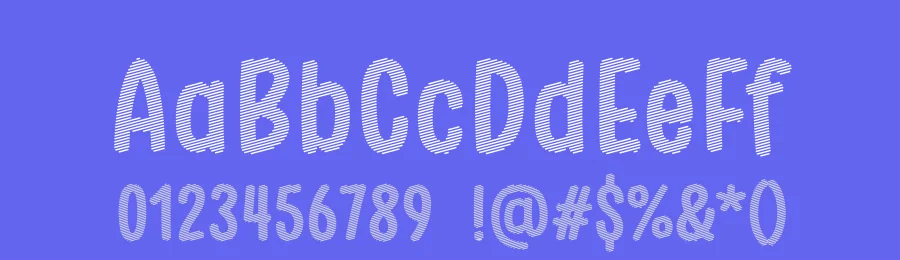 Stripe October Seven by 7NTypes — Decorative Font — thumbnail 3