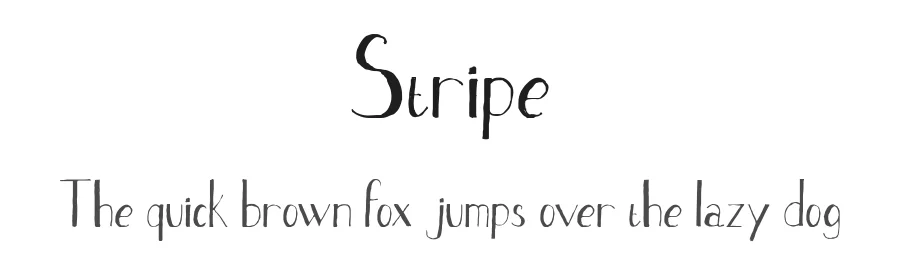 Stripe by Stasia Popova β Decorative Font