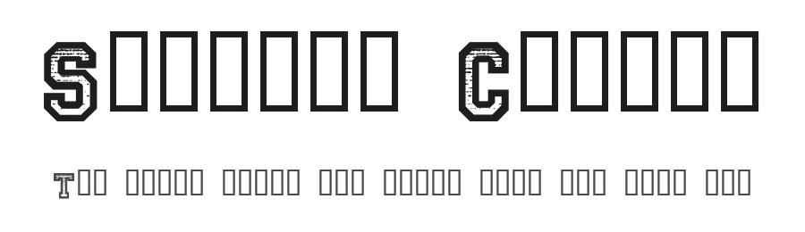 Striped Campus by imagex — Decorative Font