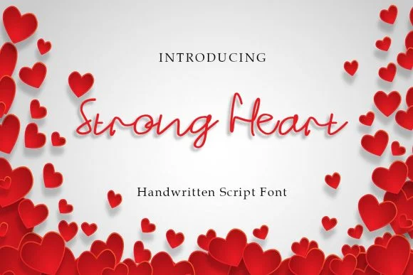 Strong Heart Font by rafantypestudio — Script Handwritten Font