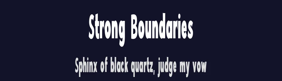 Strong Boundaries by Misti's Fonts — Sans Serif Font — thumbnail 2