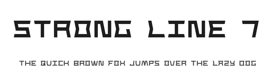 Strong Line 7