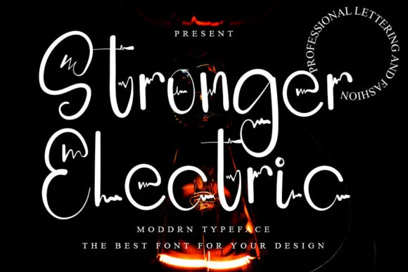 Stronger Electric Font by FreshTypeINK — Script Handwritten Font
