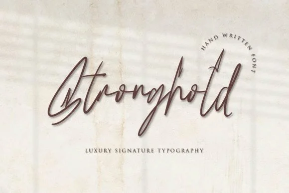 Stronghold Font by Aqeel_Art — Script Handwritten Font