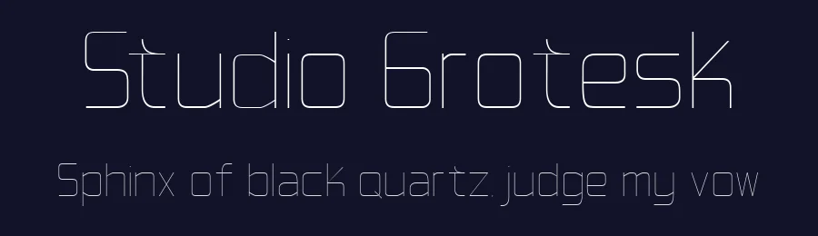 Studio Grotesk by Jetsmax Studio — Sans Serif Font — thumbnail 2